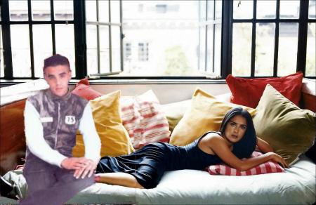 Soufiane avec Salma Hayek